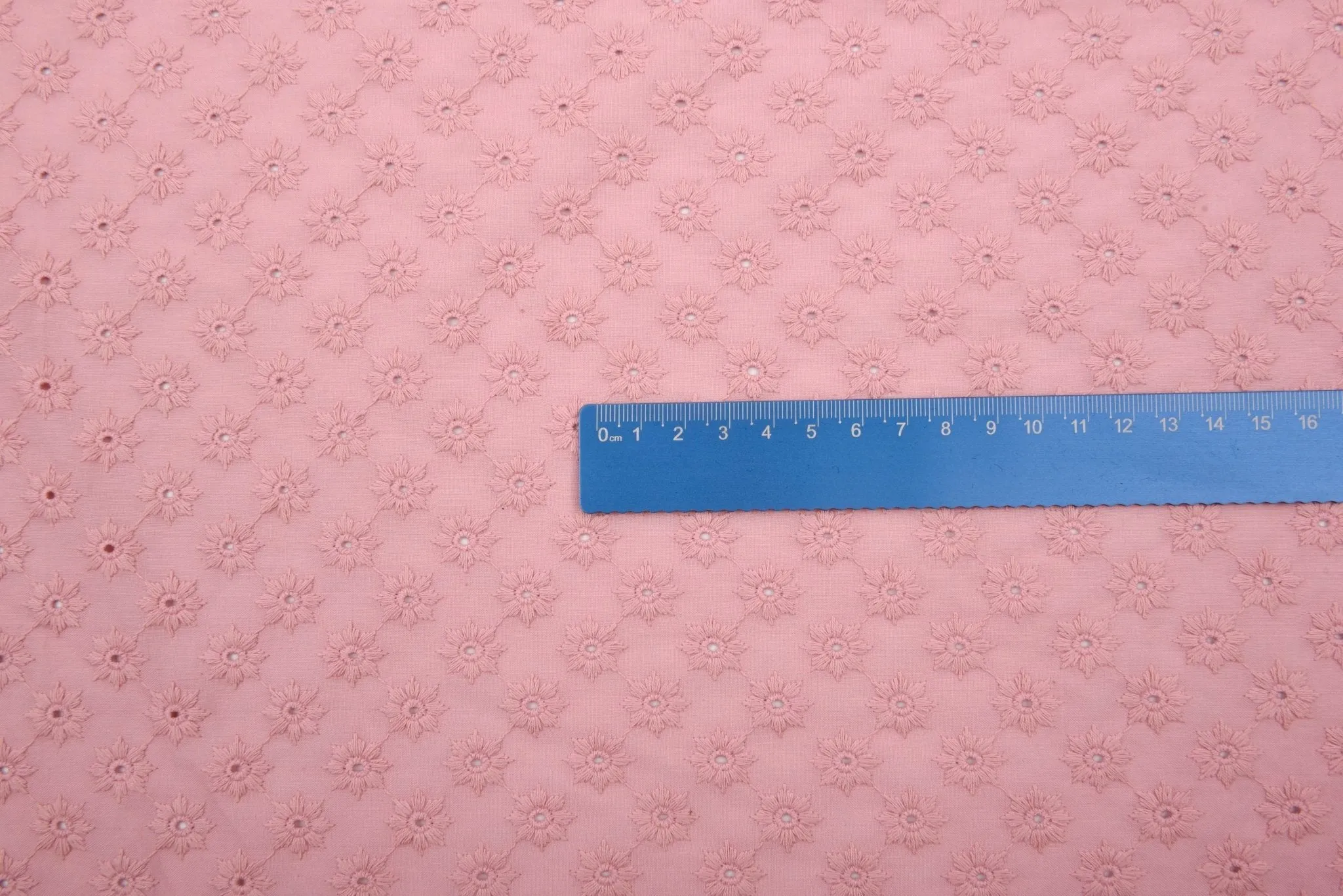 100 % Cotton Lawn Daisy Eyelet Embroidery Fabric