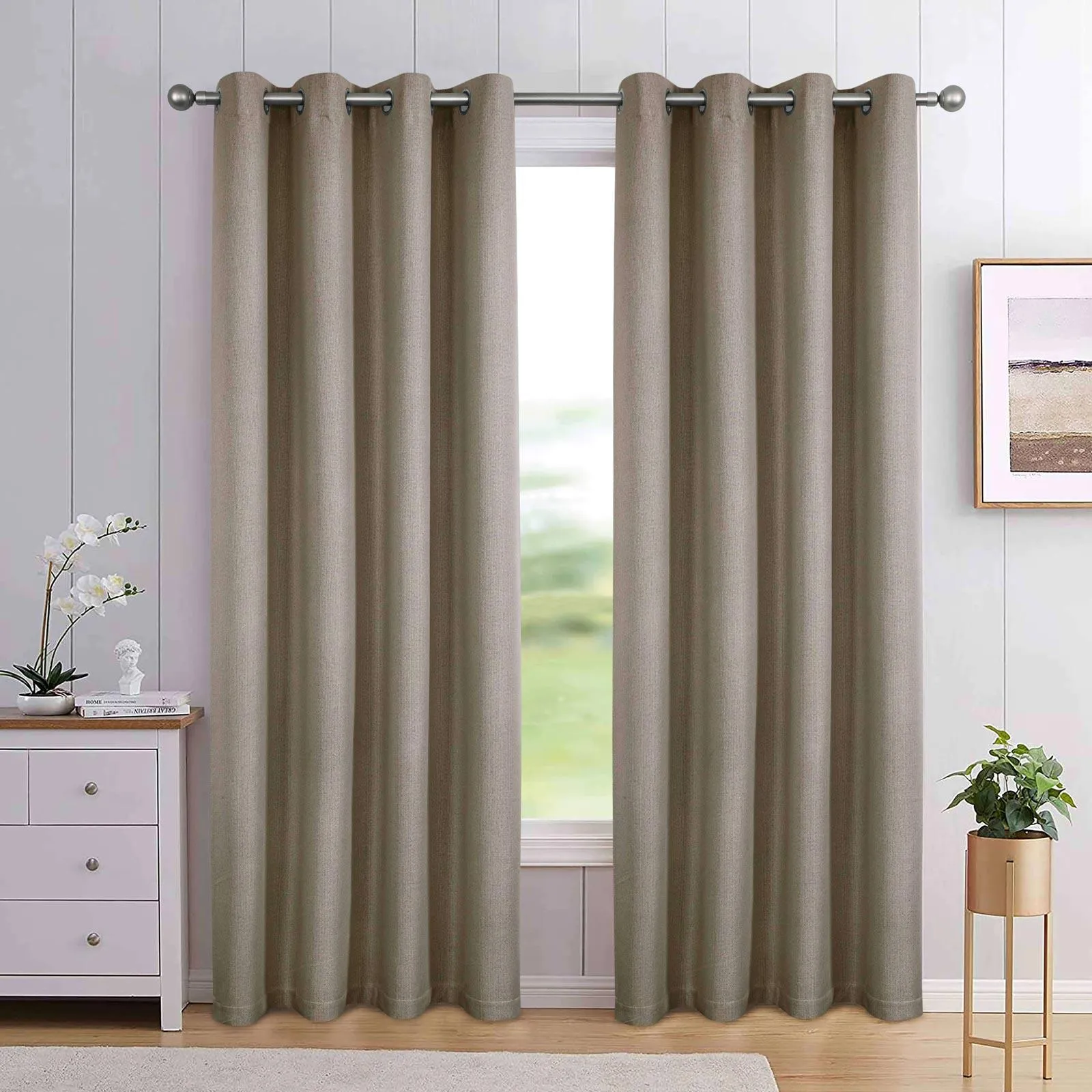 Athos Blackout Eyelet Curtains