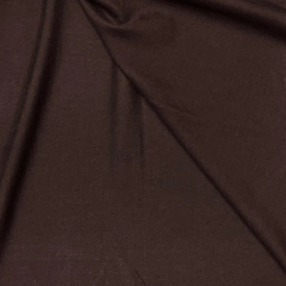 Auburn Brown Bamboo/Spandex Jersey Fabric- 240 GSM, $11.35/yd, 15 yards