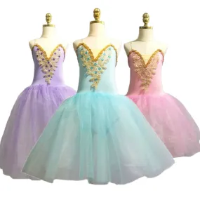 Ballerina Dancewear Long Ballet Tutu Girls and Women