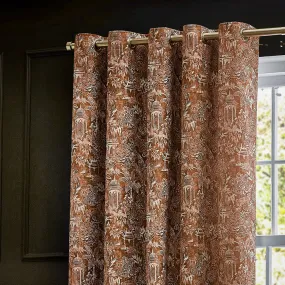 Bengal Eyelet Curtains Amber