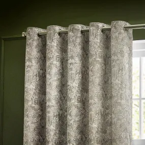 Bengal Eyelet Curtains Linen