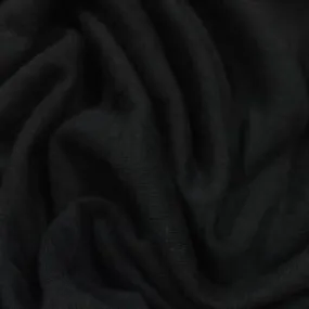 Black Bamboo/Cotton Jersey Fabric - 200 GSM, $10.91/yd, 15 yards