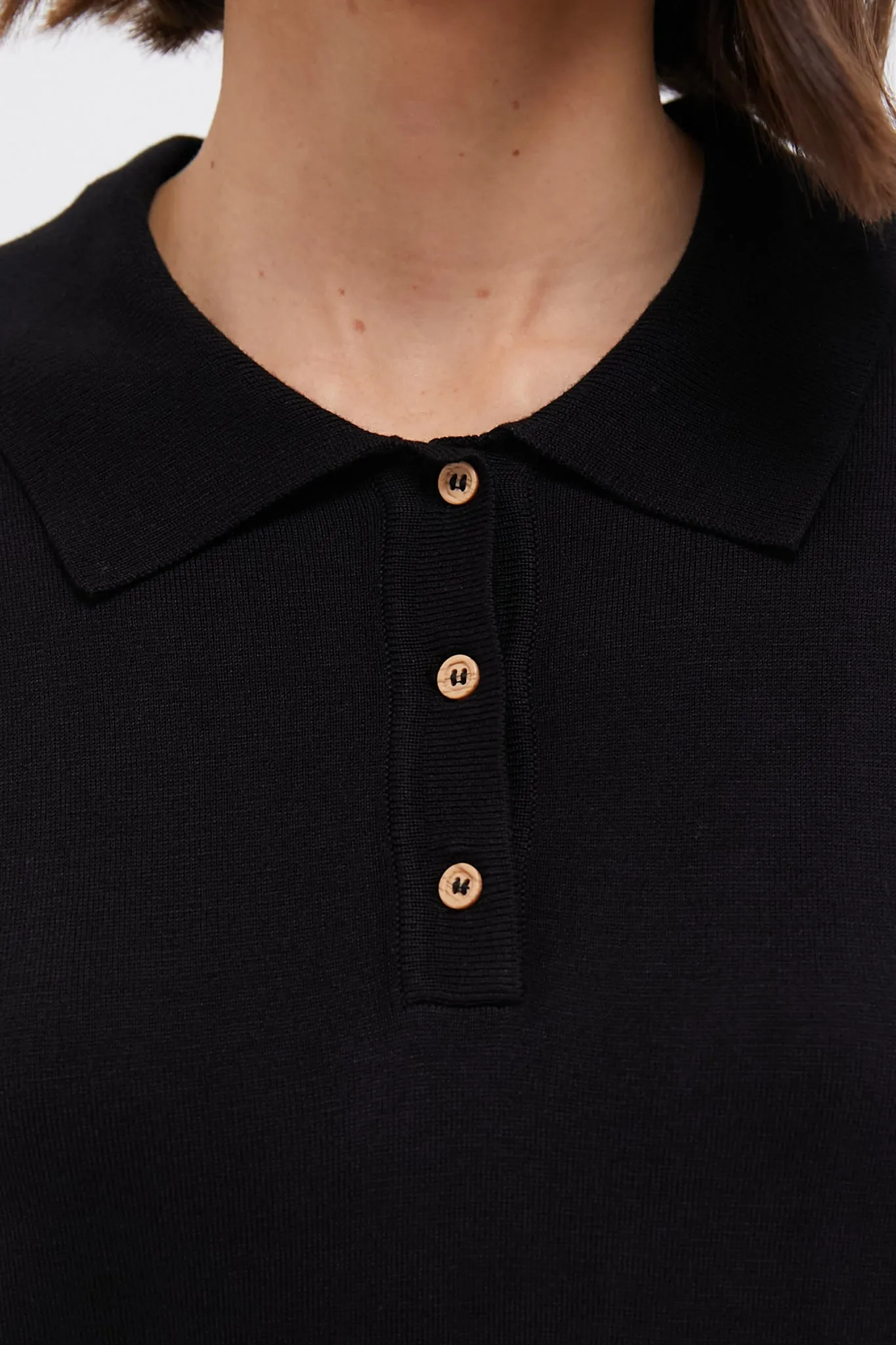 Black Milo Sweater Polo