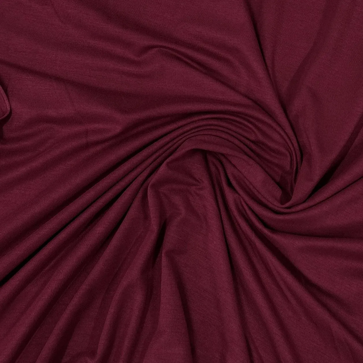 Burgundy Bamboo/Spandex Jersey Fabric - 200 GSM