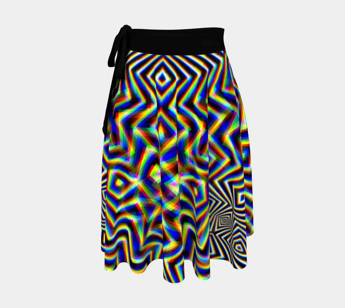 Chromadelic Wrap Skirt