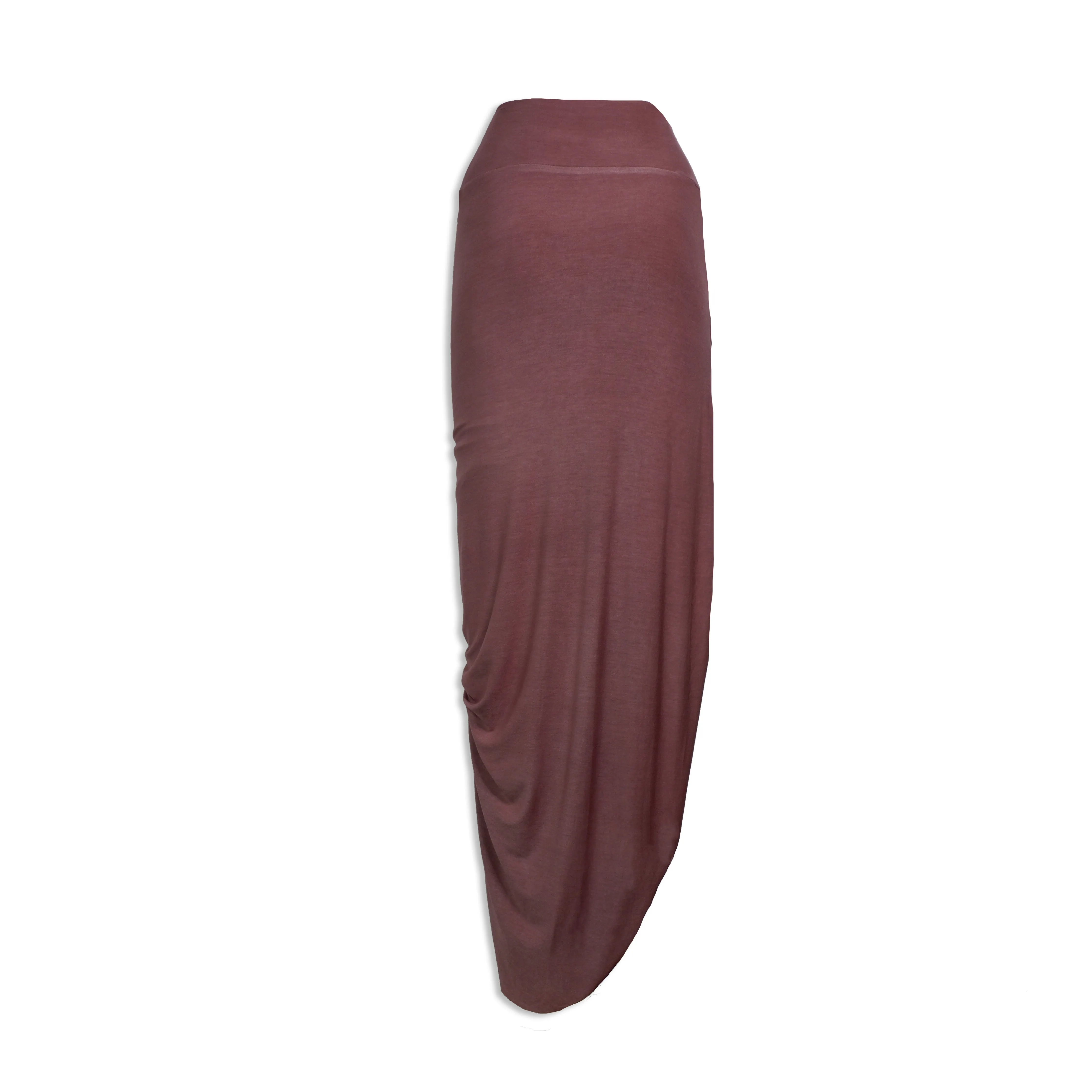 Cocoa Modal Soft Jersey Draped Skirt