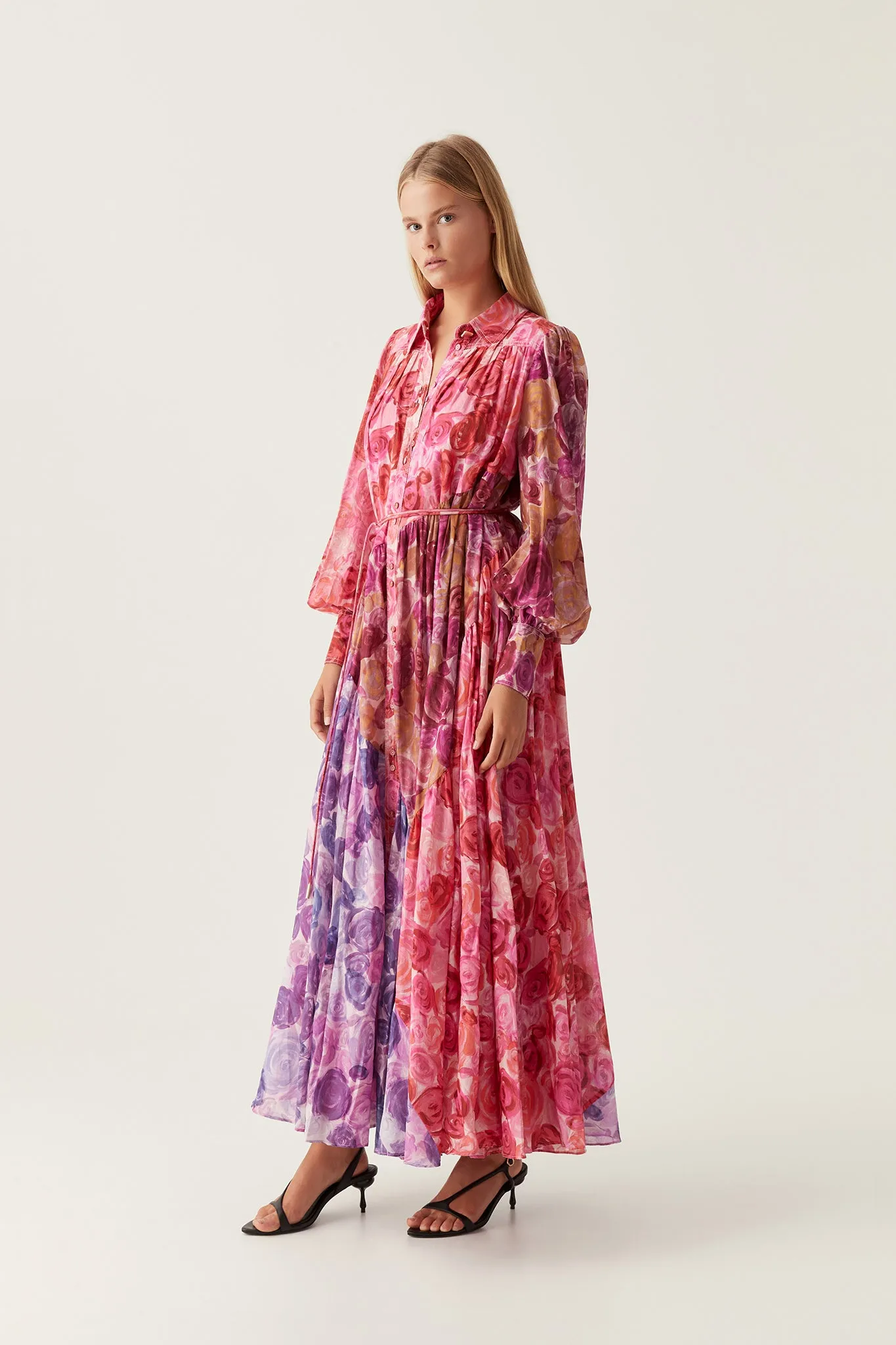 Collisions Smock Maxi Dress