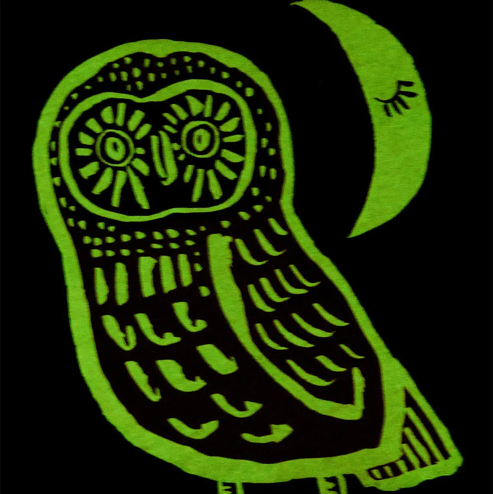 Cute Hoot Glow Tee