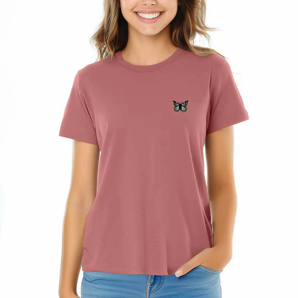 Dalix Butterfly Womens Relaxed Tee