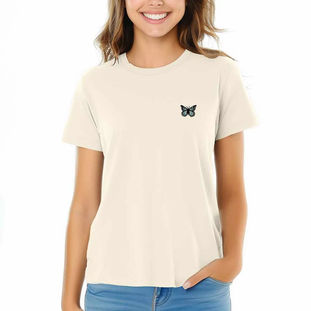 Dalix Butterfly Womens Relaxed Tee