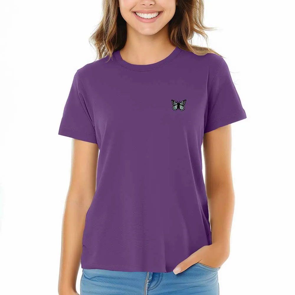 Dalix Butterfly Womens Relaxed Tee