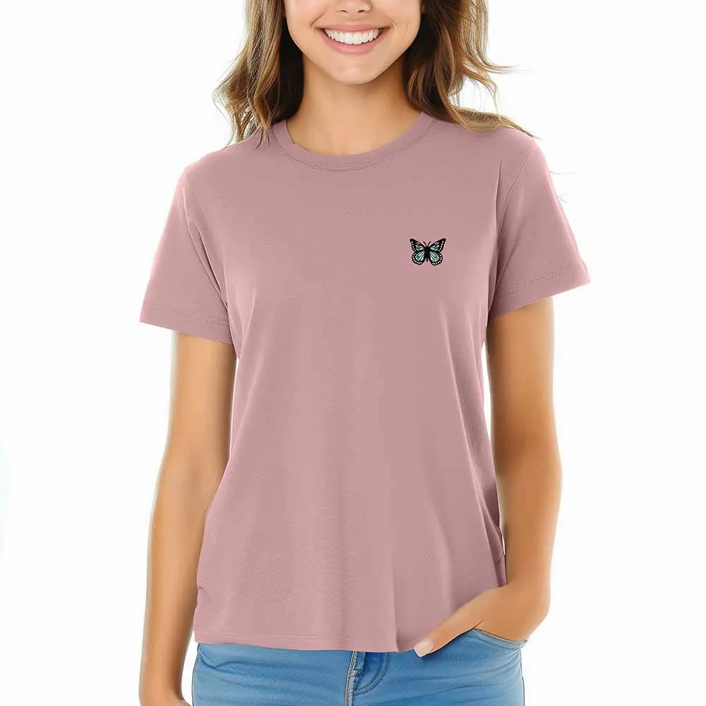 Dalix Butterfly Womens Relaxed Tee