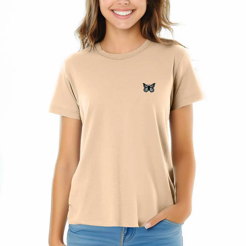 Dalix Butterfly Womens Relaxed Tee