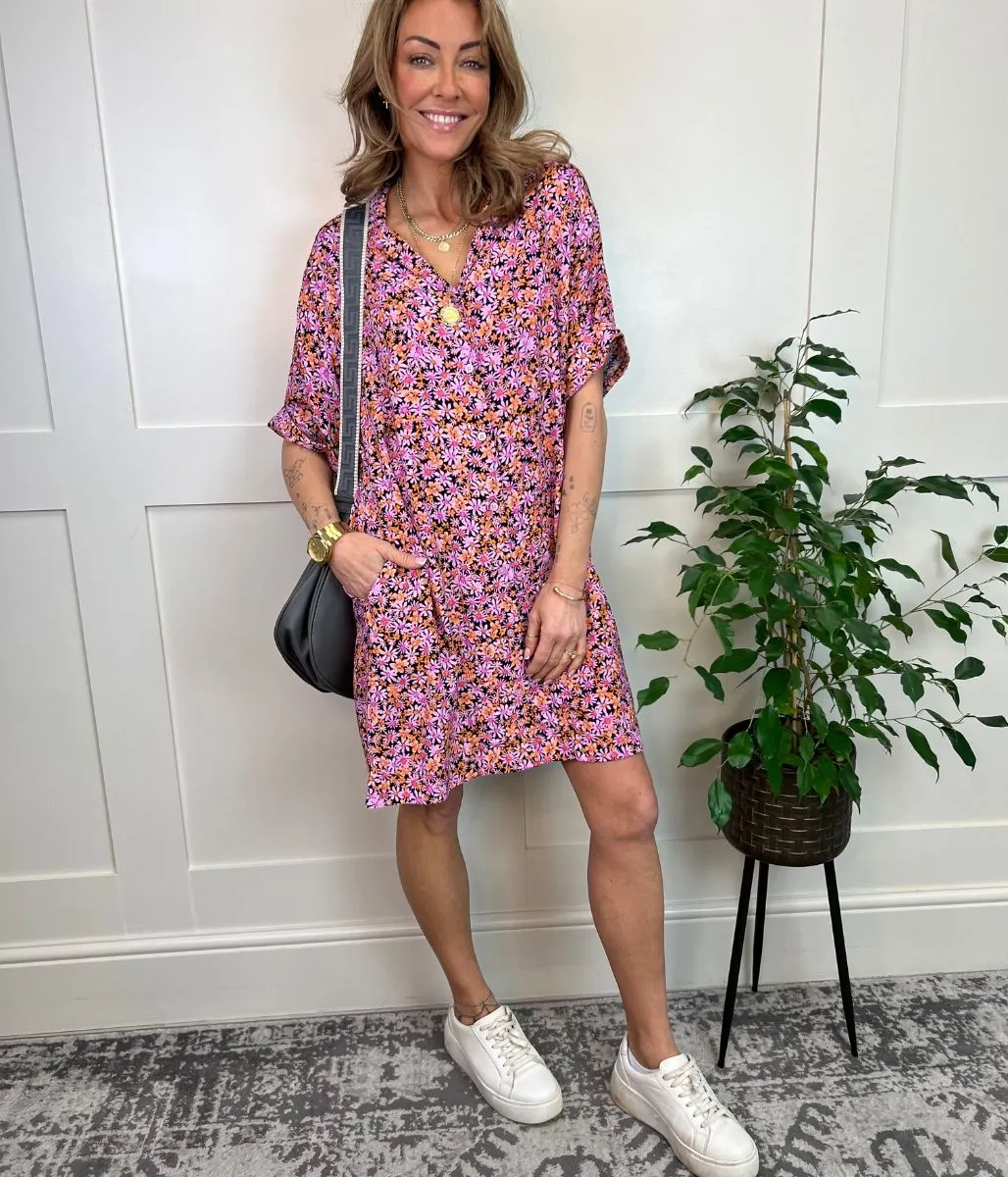 Ditsy Floral Shirt Dress