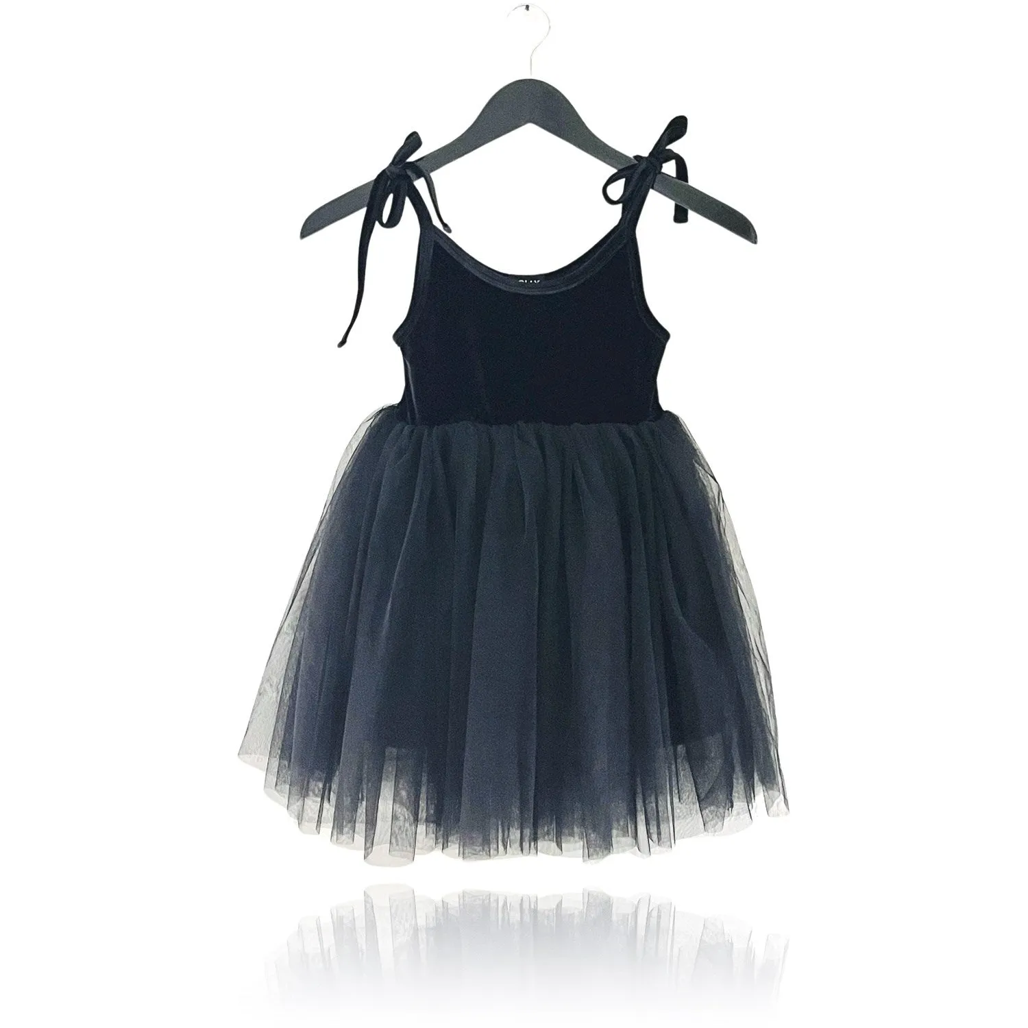 Dolly by Le Petit Tom Black Dolly Universe Velvet Cosmic Strings Tutu Dress