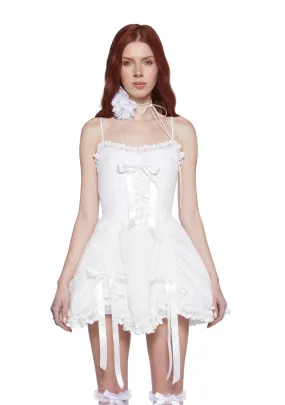 Dreamy Meadow Lace Up Dress