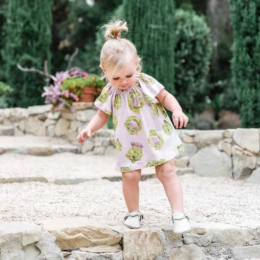 Elephant Bamboo Dress & Bloomer Set