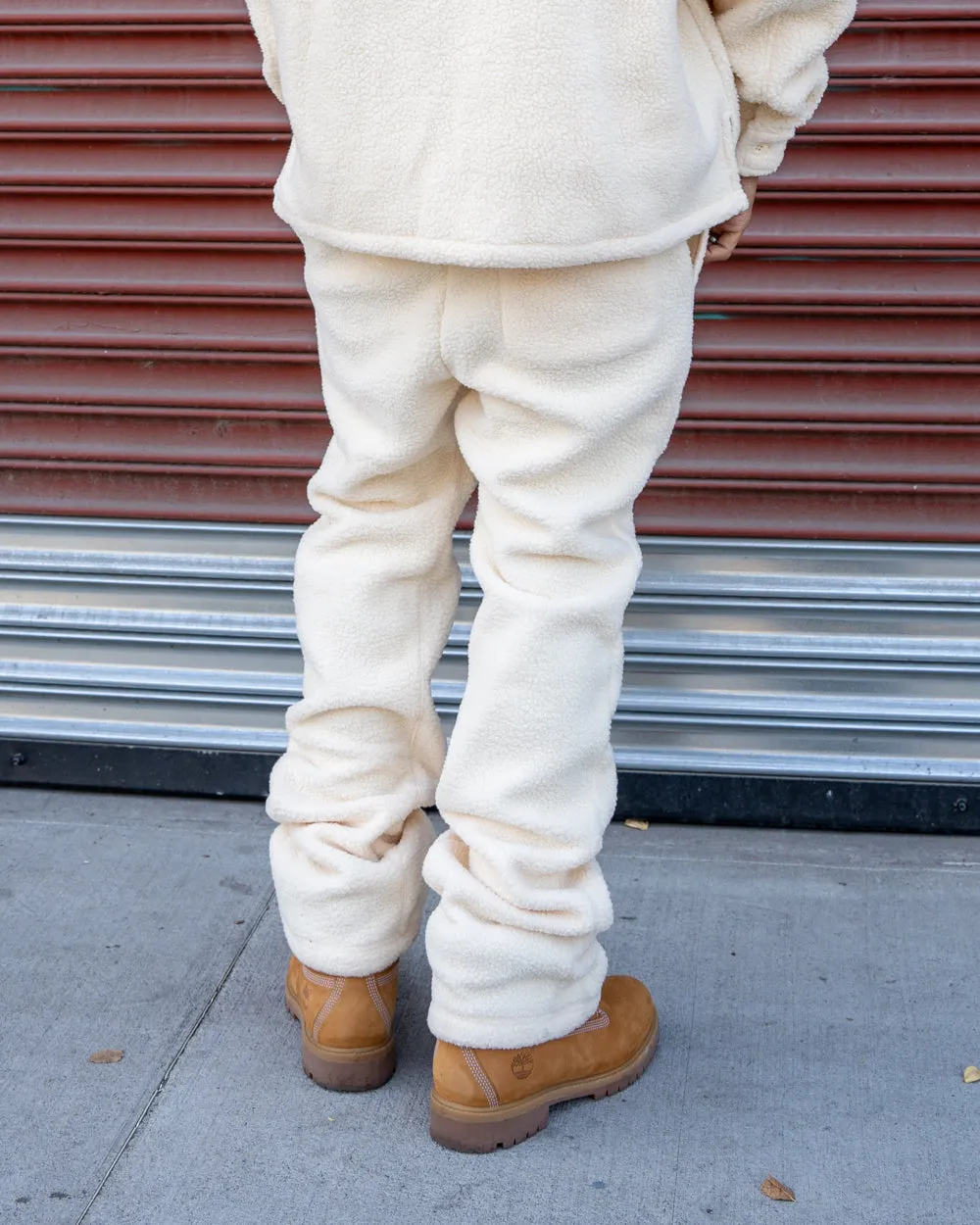 EPTM COMFY FLARE PANTS-CREAM