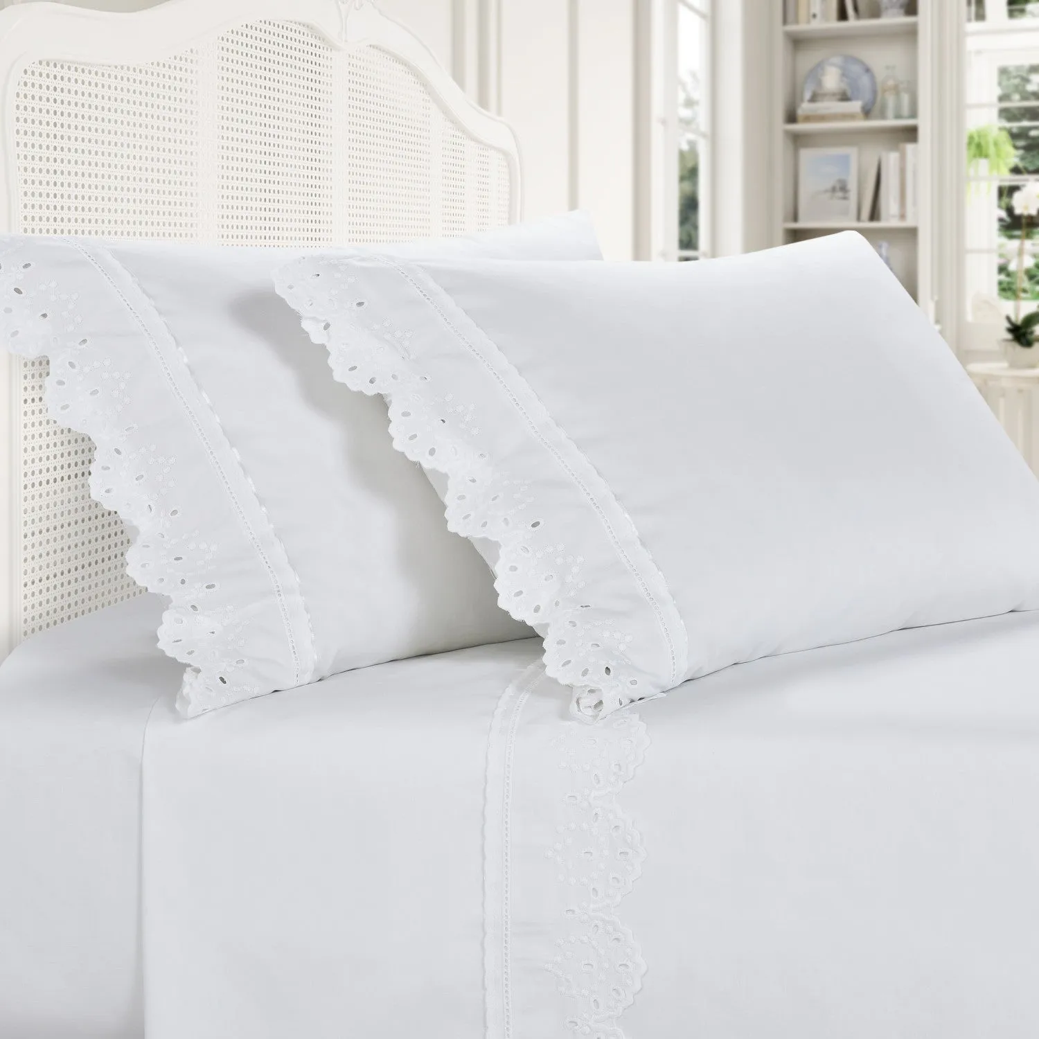 Eyelet Sheet Set