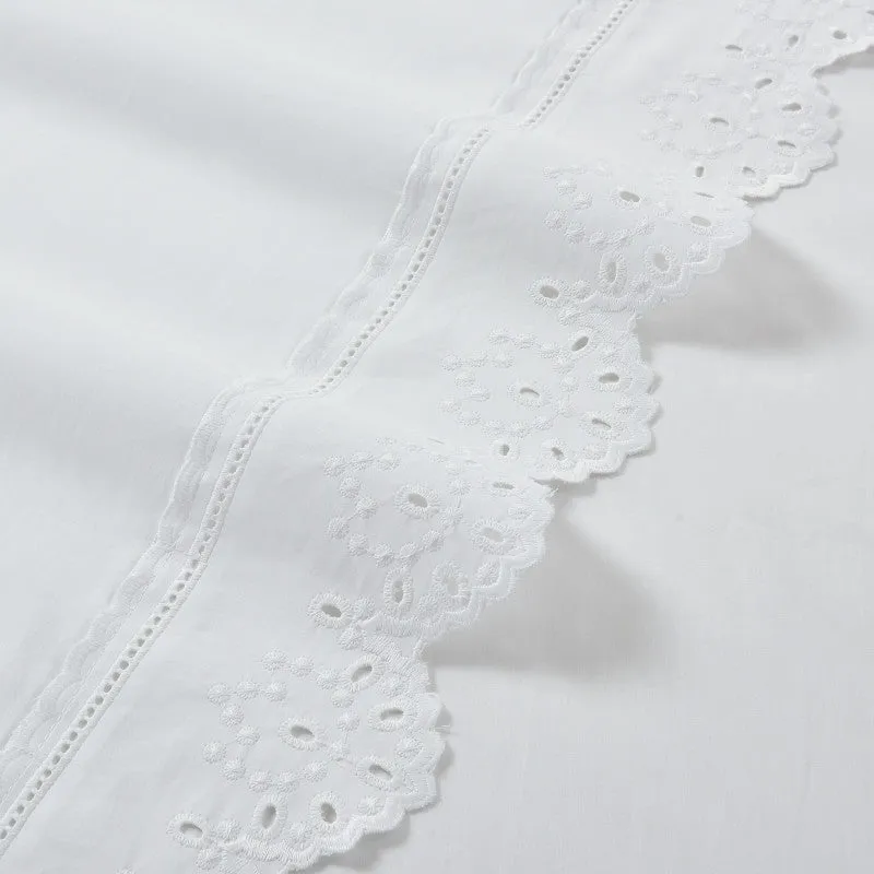 Eyelet Sheet Set