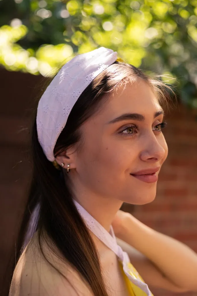 Flor Verde Eyelet Soft Headband