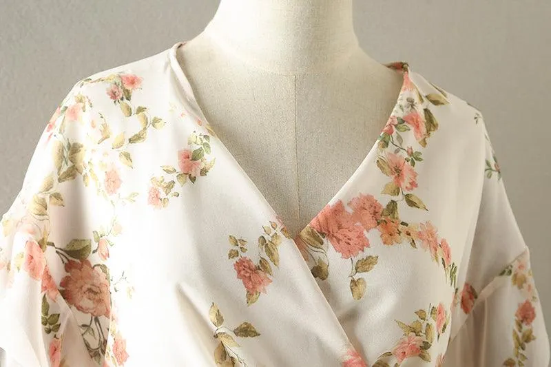 FLORAL DREAM WRAP TOP