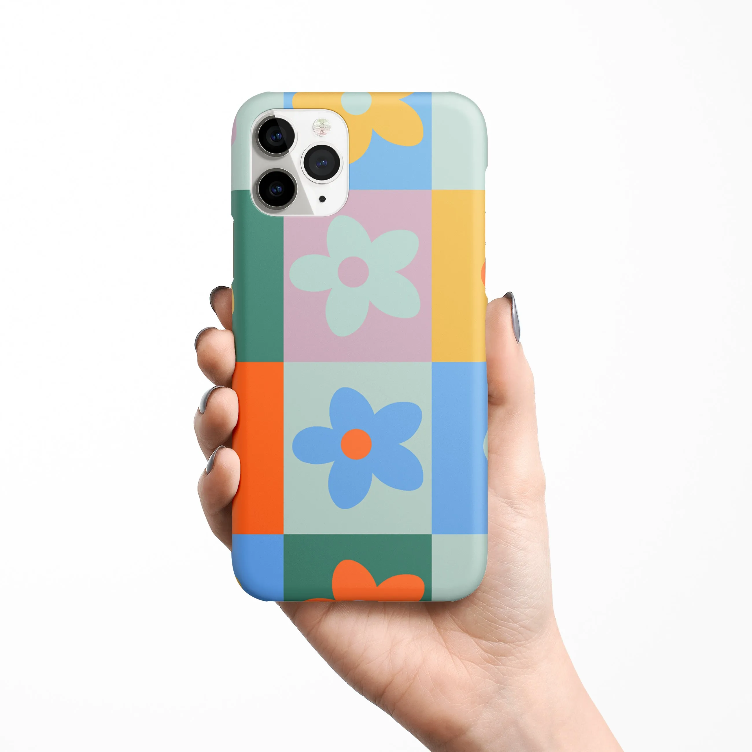 Floral Patchwork Phone Cover | Matte Case