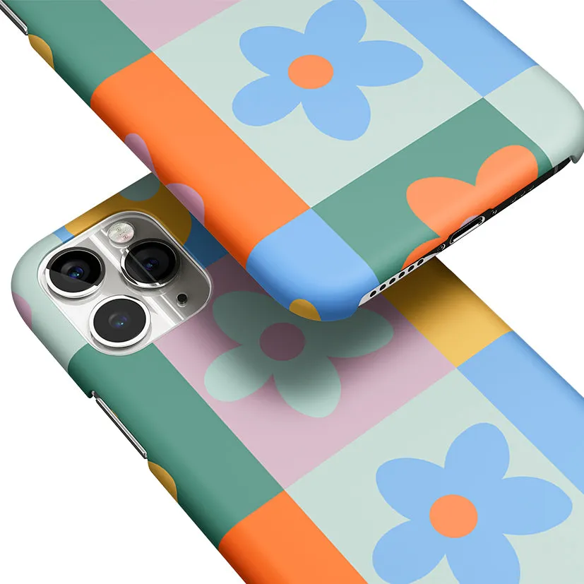 Floral Patchwork Phone Cover | Matte Case