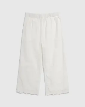 Girls Eyelet Pant