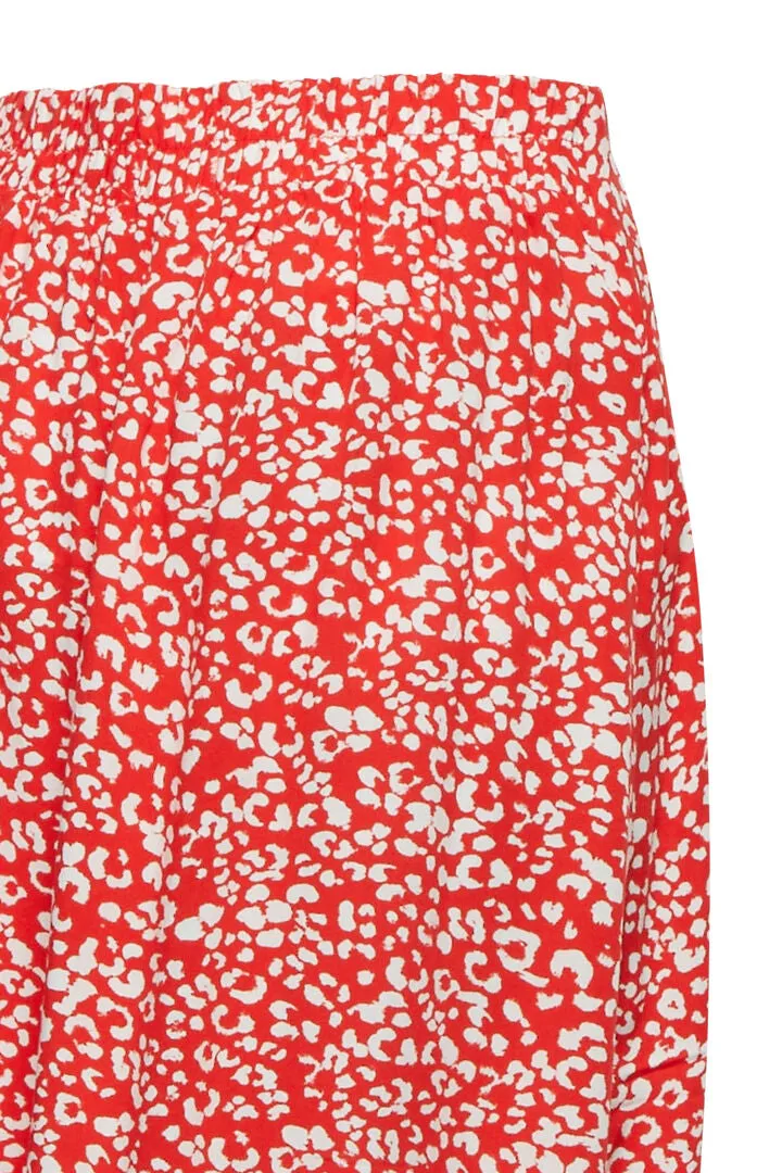 Ichi Ihcarolina Skirt Poppy