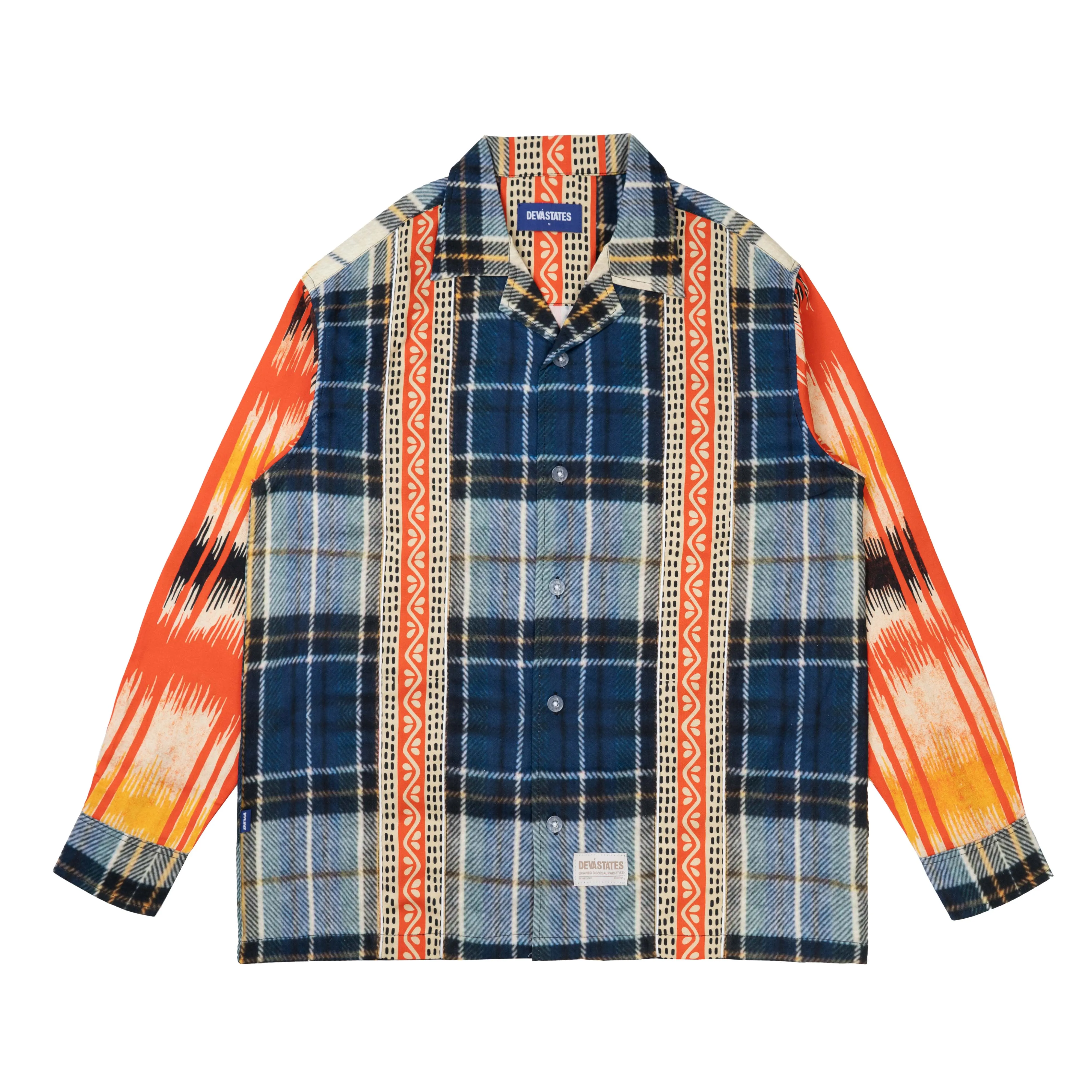 IKAT L/S Linen Shirt [Multi]