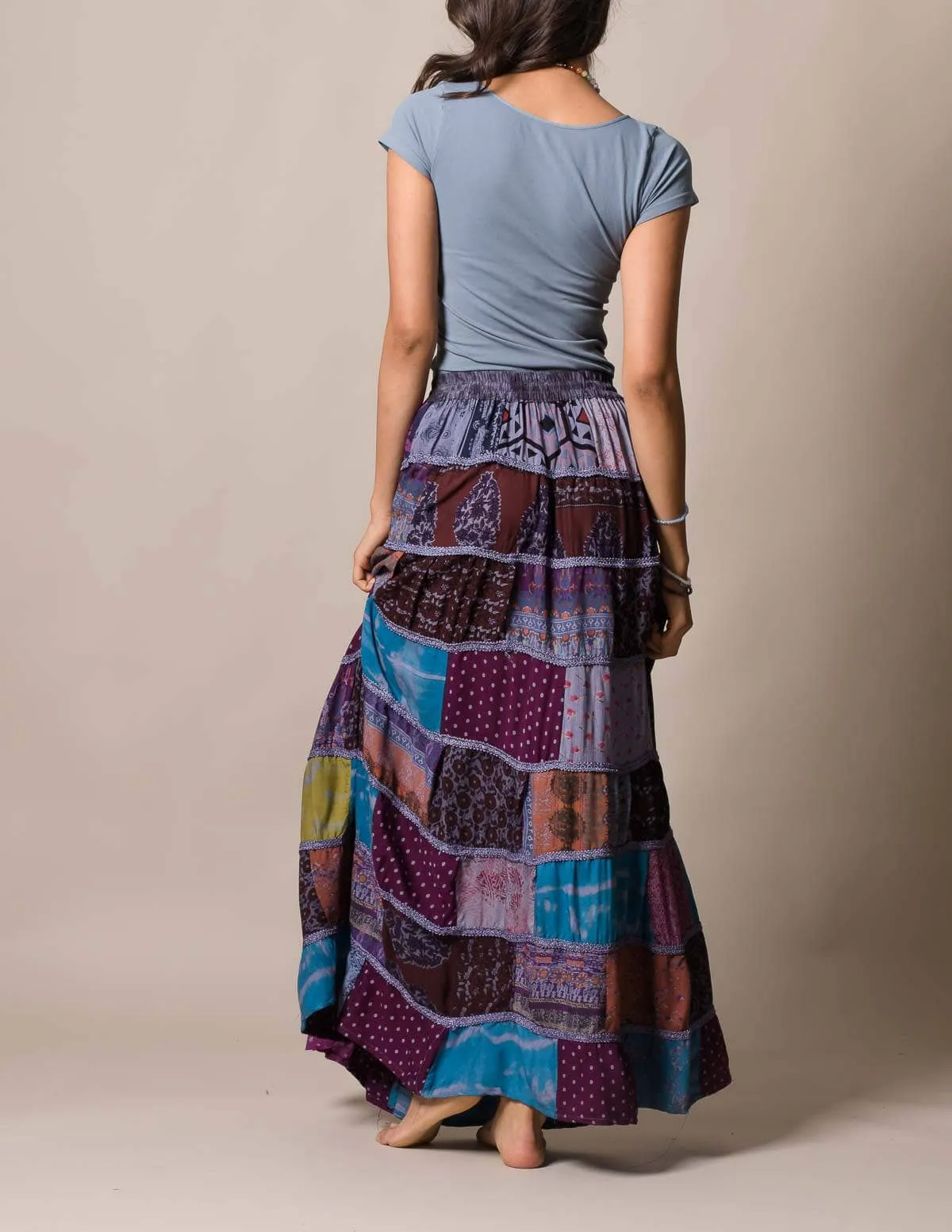 India Patchwork Skirt