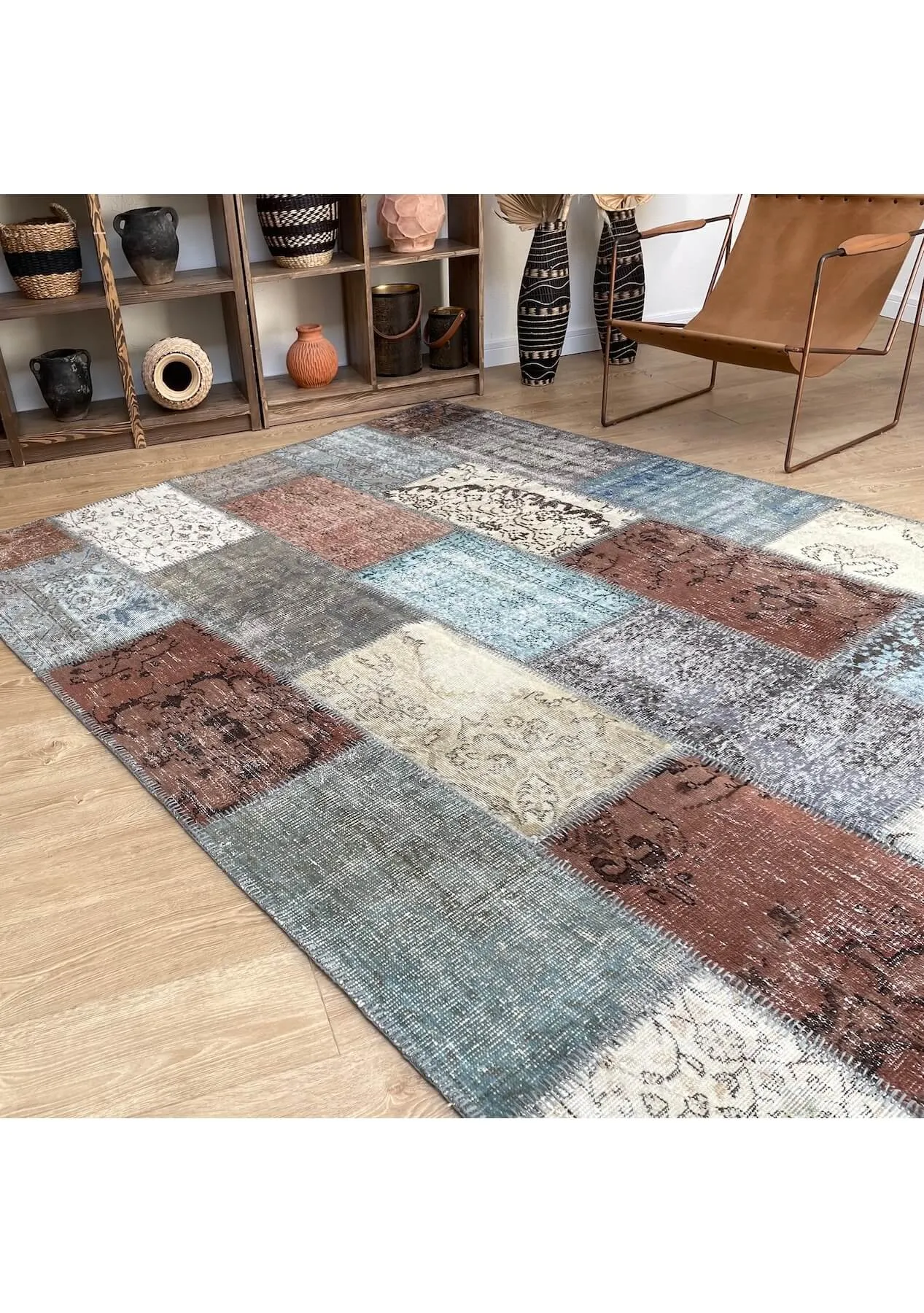 Lee - Vintage Turkish Patchwork Rug