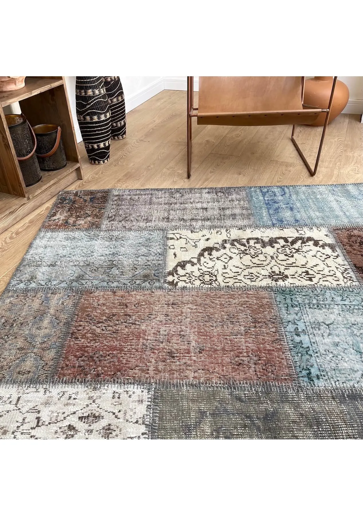 Lee - Vintage Turkish Patchwork Rug