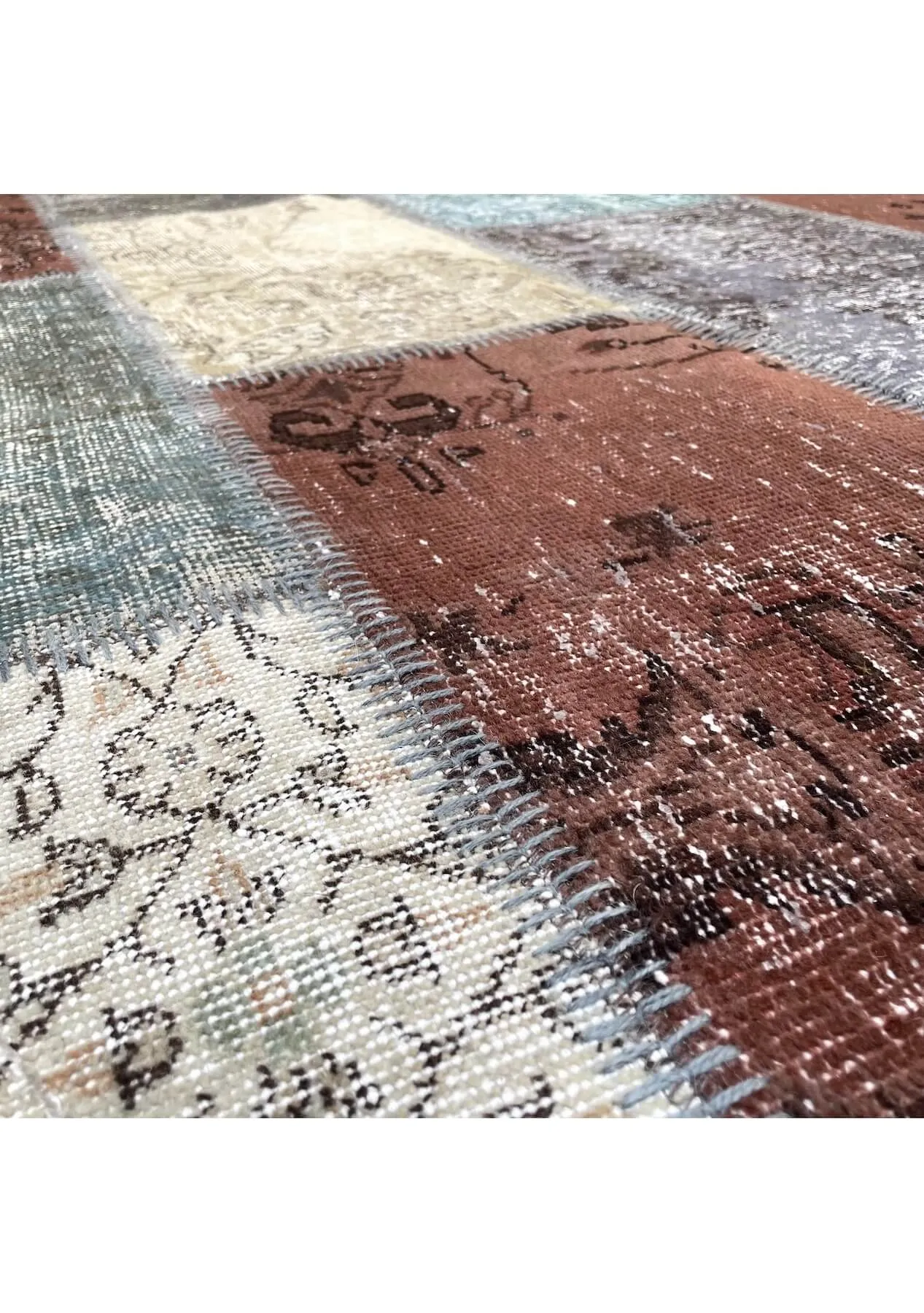 Lee - Vintage Turkish Patchwork Rug