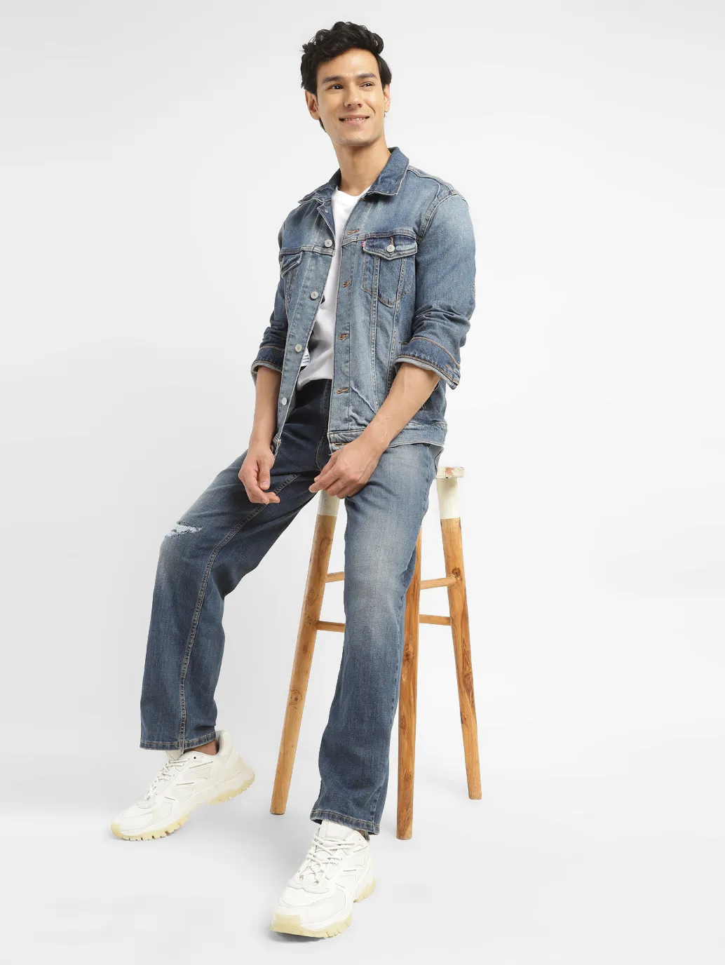 Men's 550 Blue Relaxed Fit Jeans