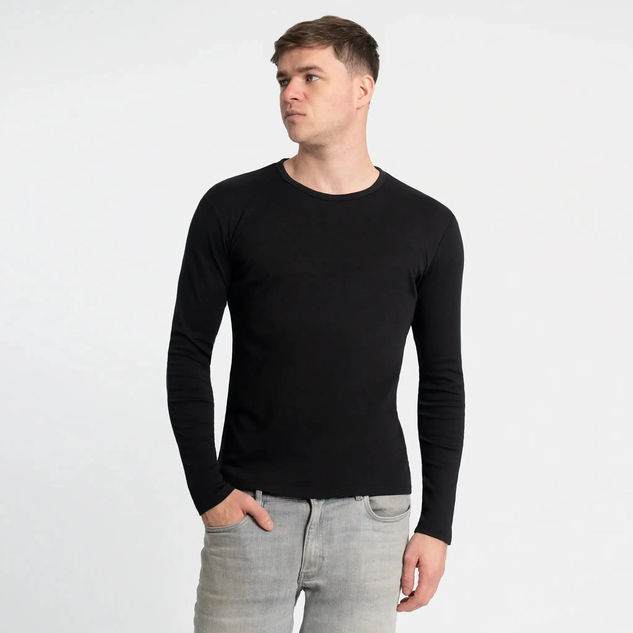 Men's Organic Pima Long Sleeve - Relaxed Fit