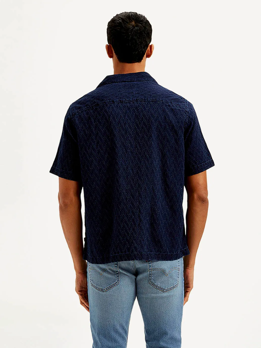 Men's Textured Relaxed Fit Shirt