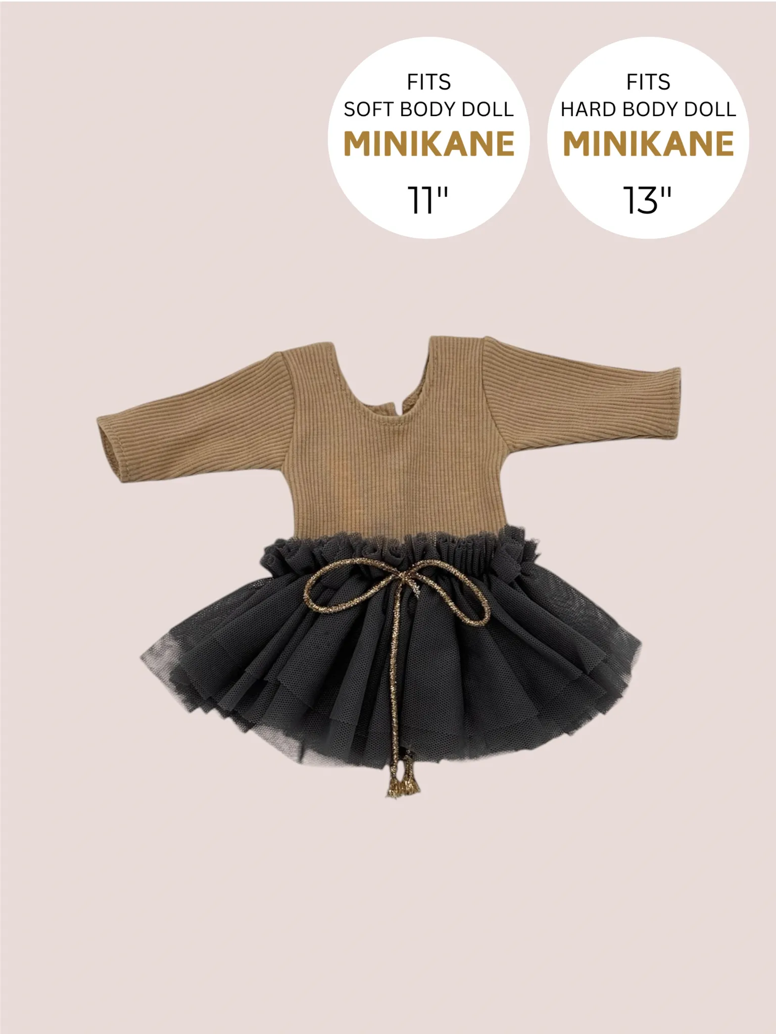 Minikane Doll Clothes | Doll Tutu Bodysuit - Misty Meadow