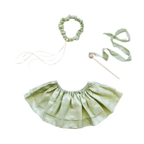 Moss Agate Fairy Silk Dress Up Set