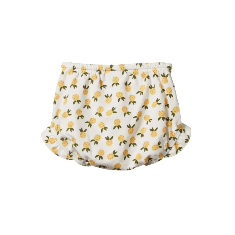 Nature Baby Petal Bloomers - Pineapple Print