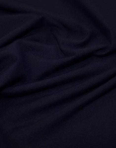 Navy Organic Cotton Jersey Fabric