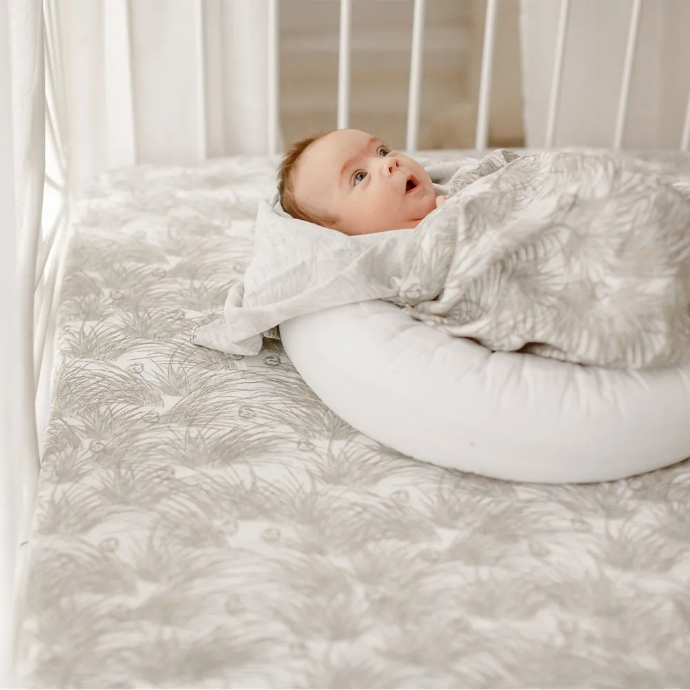 Nest Designs Bamboo-Cotton Blend Fitted Crib Sheet