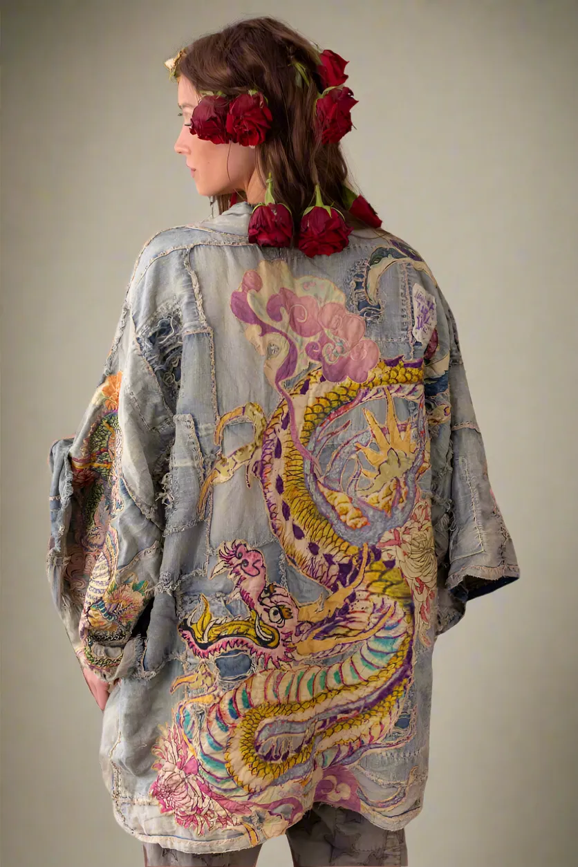 Patchwork Dragon Daigo Kimono