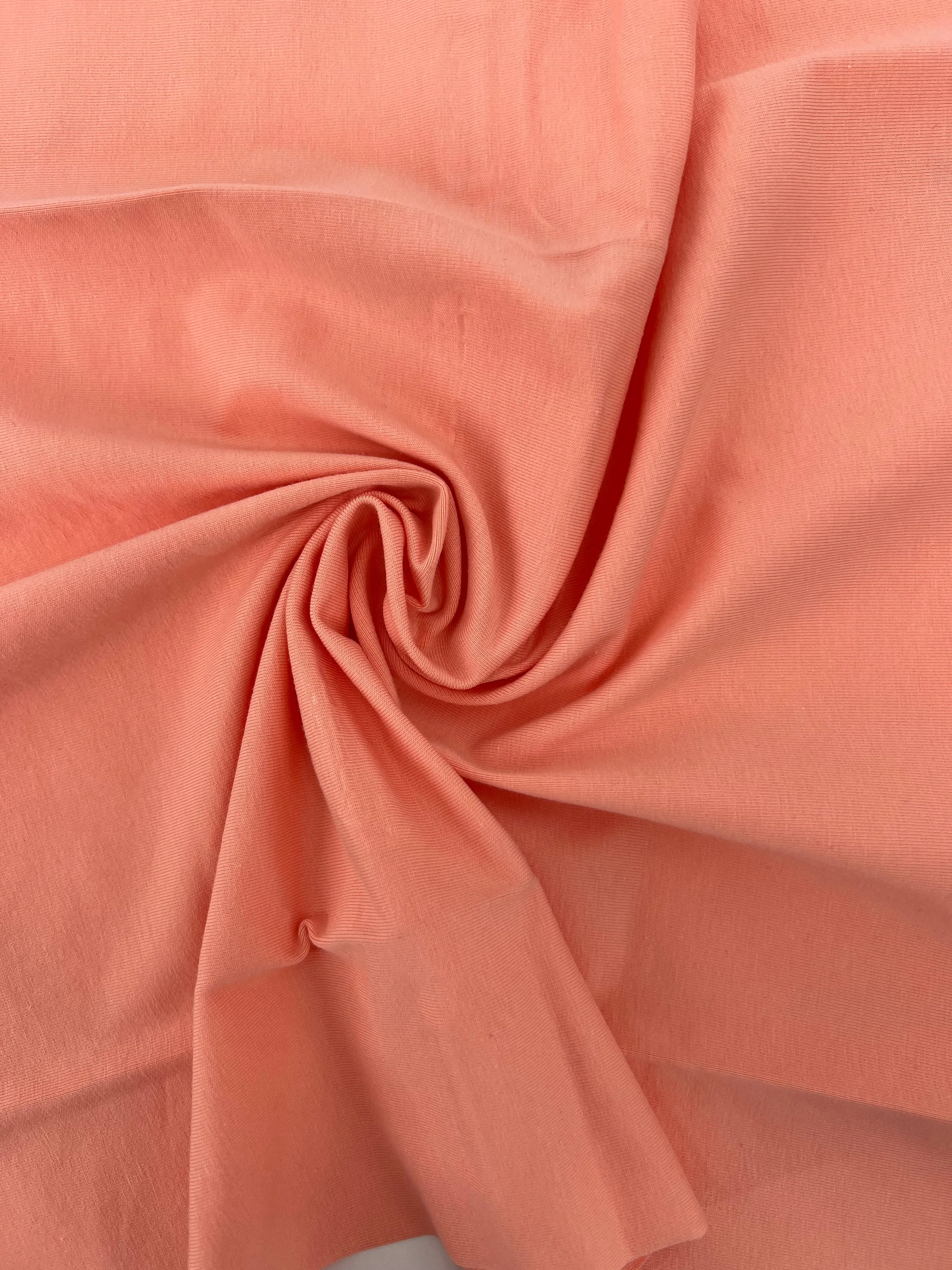 Peach - LUXE Solids Jersey Knit - 1/2 Metre