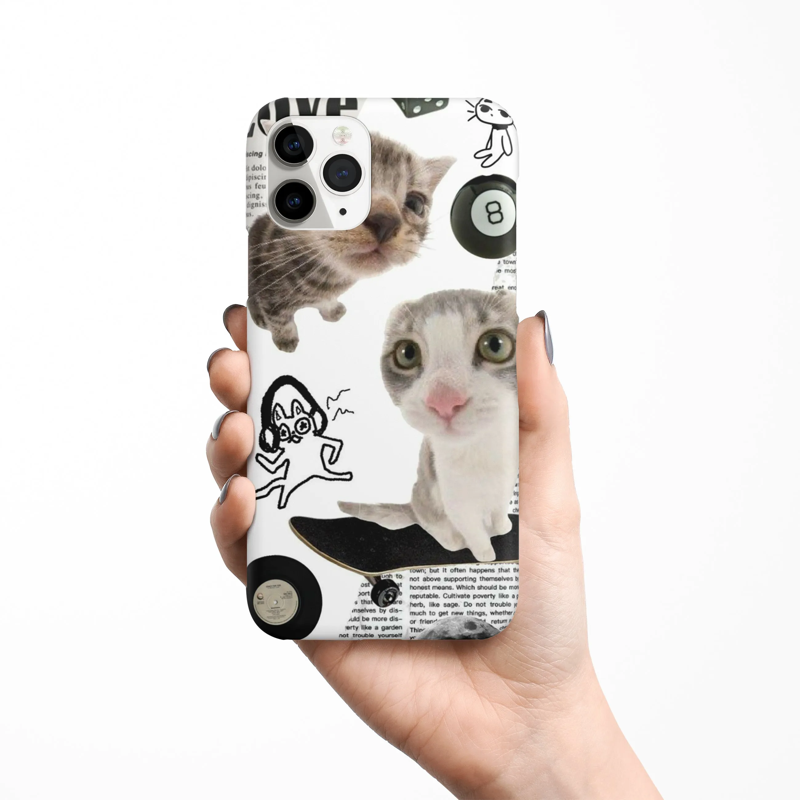 Purrfect Patchwork Phone Cover | Matte Case