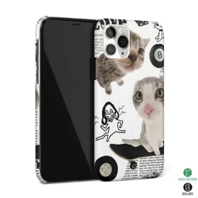 Purrfect Patchwork Phone Cover | Matte Case