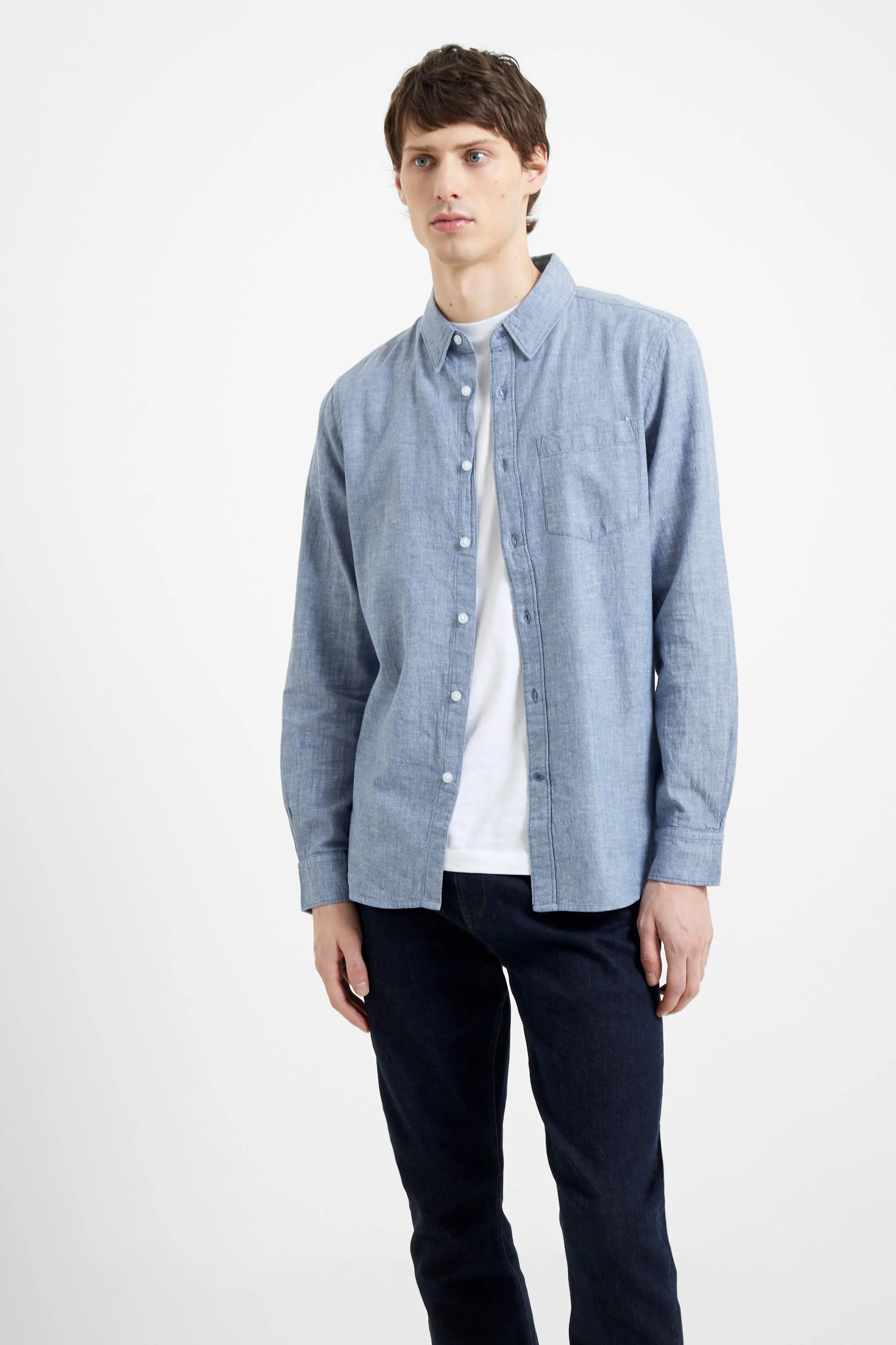 Relaxed Chambray Shirt