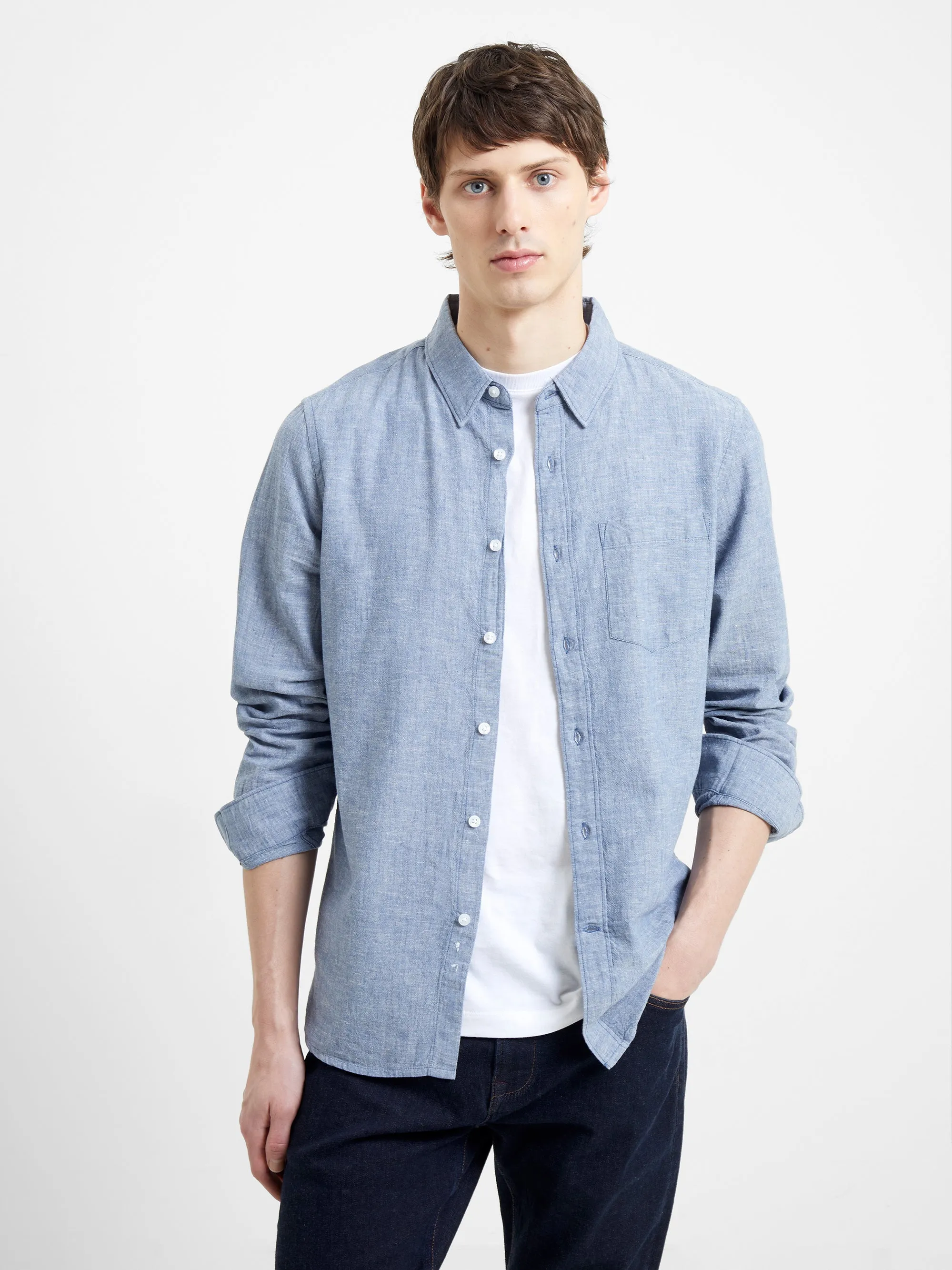 Relaxed Chambray Shirt